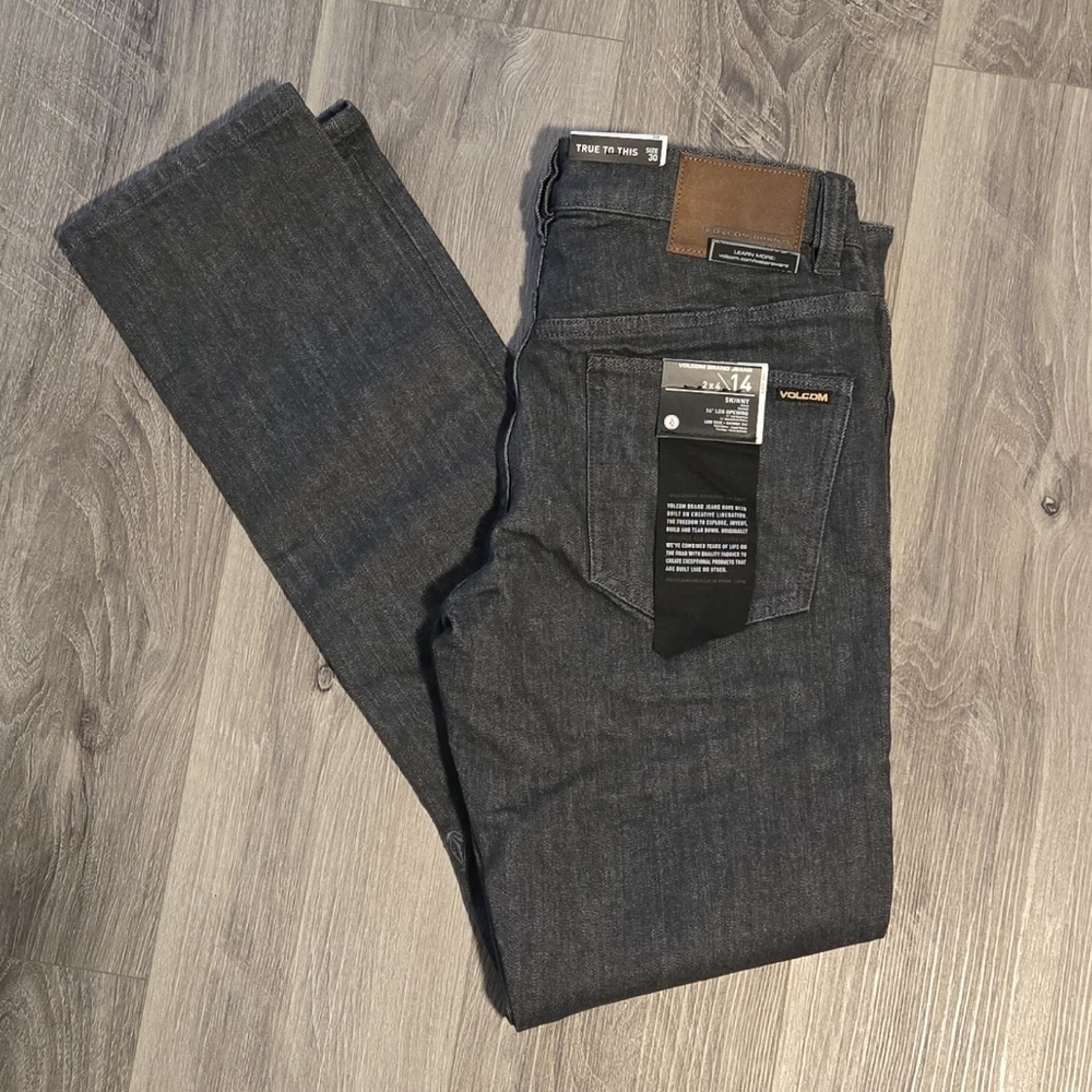 Volcom Men's Dark Grey Jeans